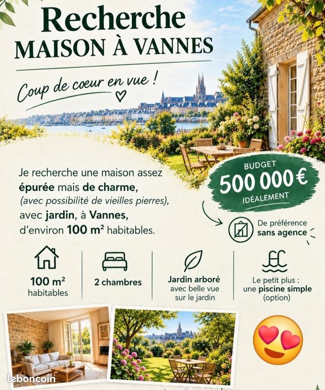 Maison à vendre, 100m², Vannes