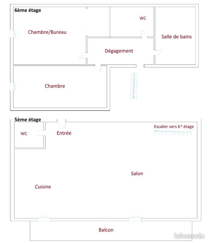 Appartement à louer, 53m², Grenoble