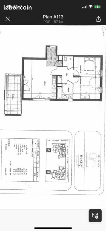 Appartement à louer, 63m², Montpellier