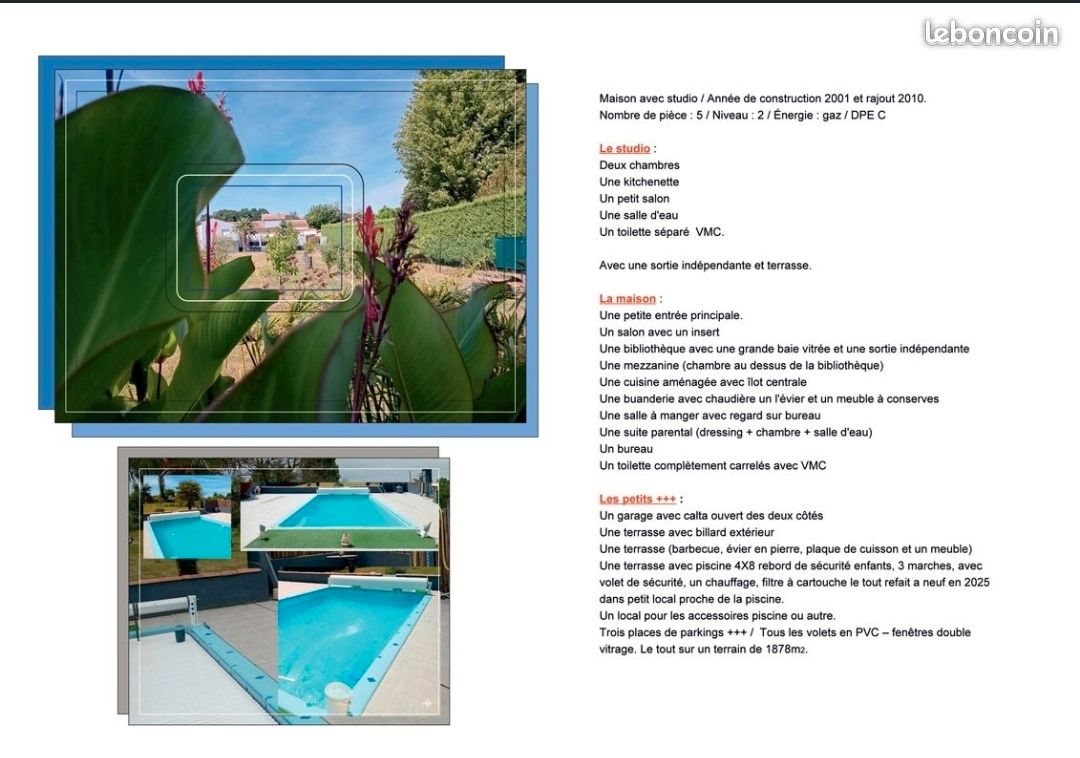 Maison à vendre, 158m², Saint-Agnant