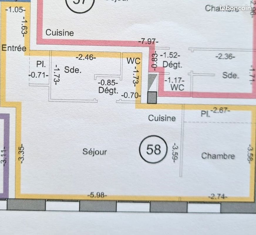 Appartement à louer, 41m², Nantes