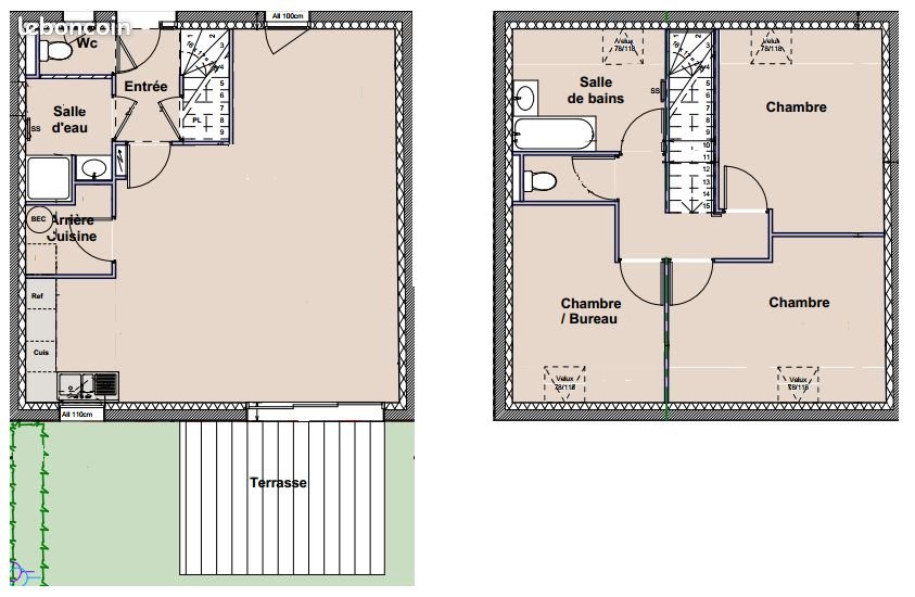 Maison à louer, 98m², Guérande