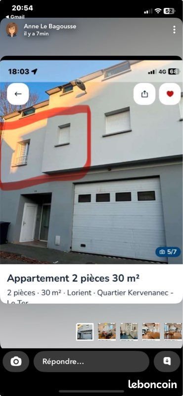 Appartement à louer, 30m², Lorient