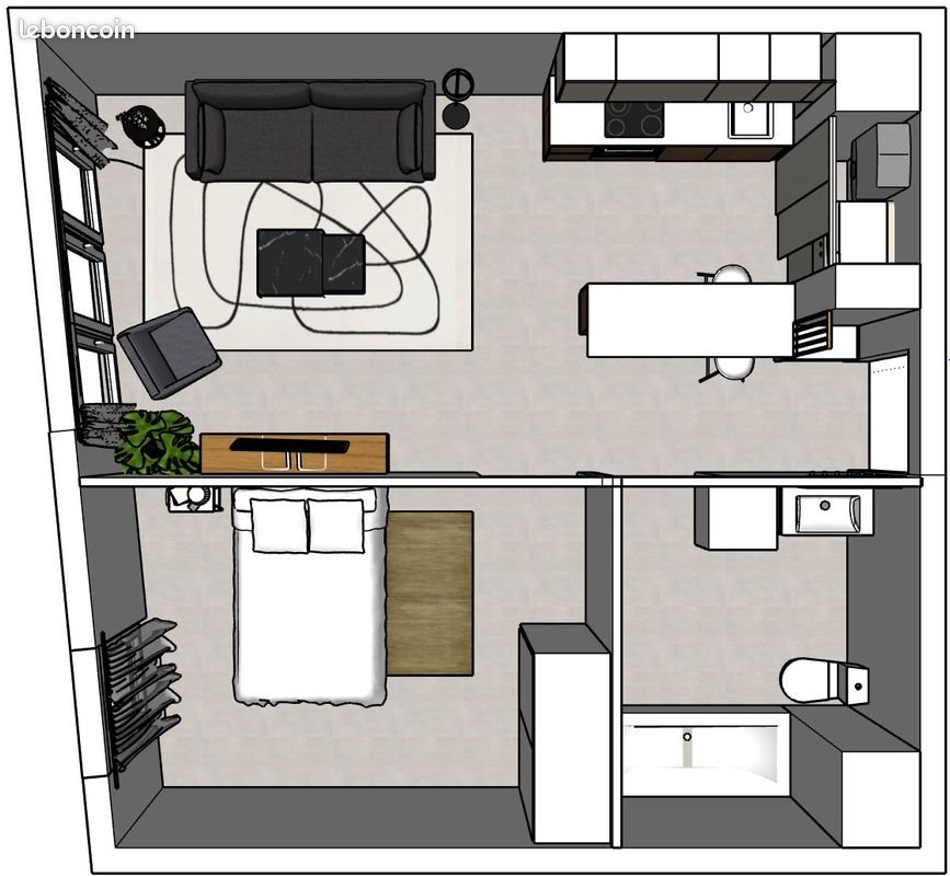 Appartement à louer, 45m², Antony