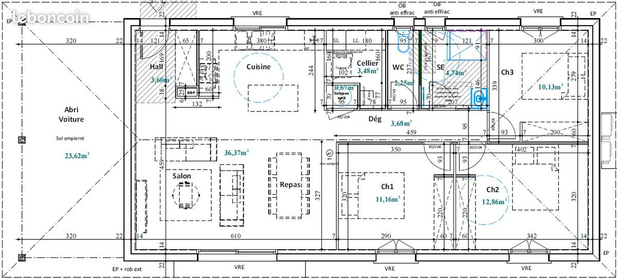 Maison à louer, 90m², Vielle-Saint-Girons