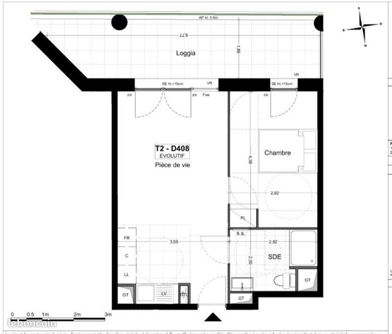 Appartement à louer, 41m², Bobigny