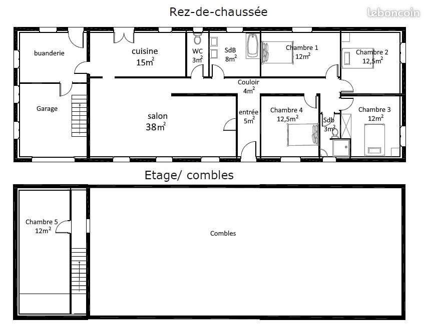 Maison à vendre, 125m², Bruguières