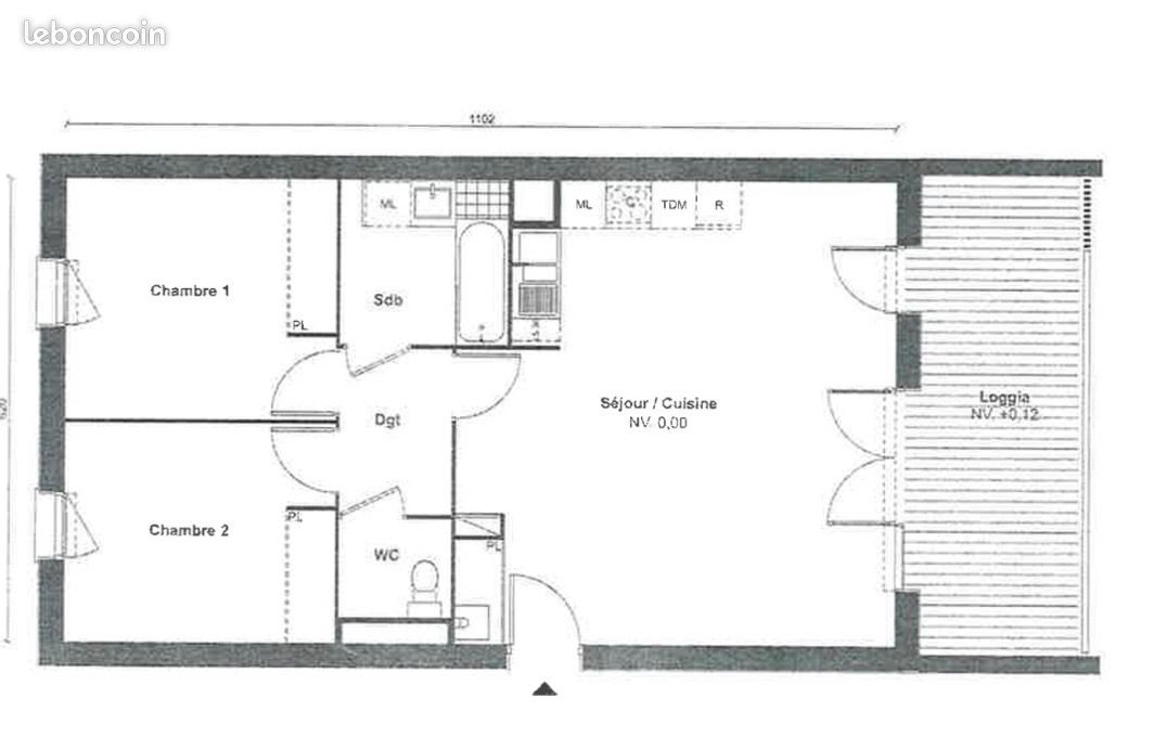 Appartement à louer, 66m², Auzeville-Tolosane