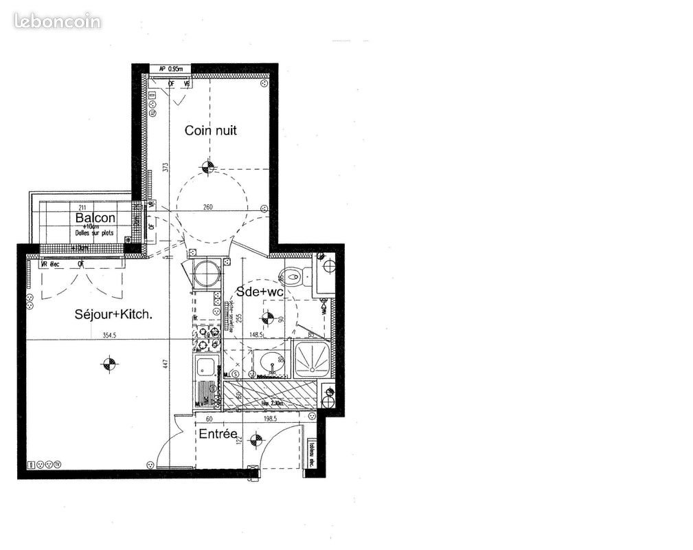 Appartement à vendre, 38m², Le Rheu