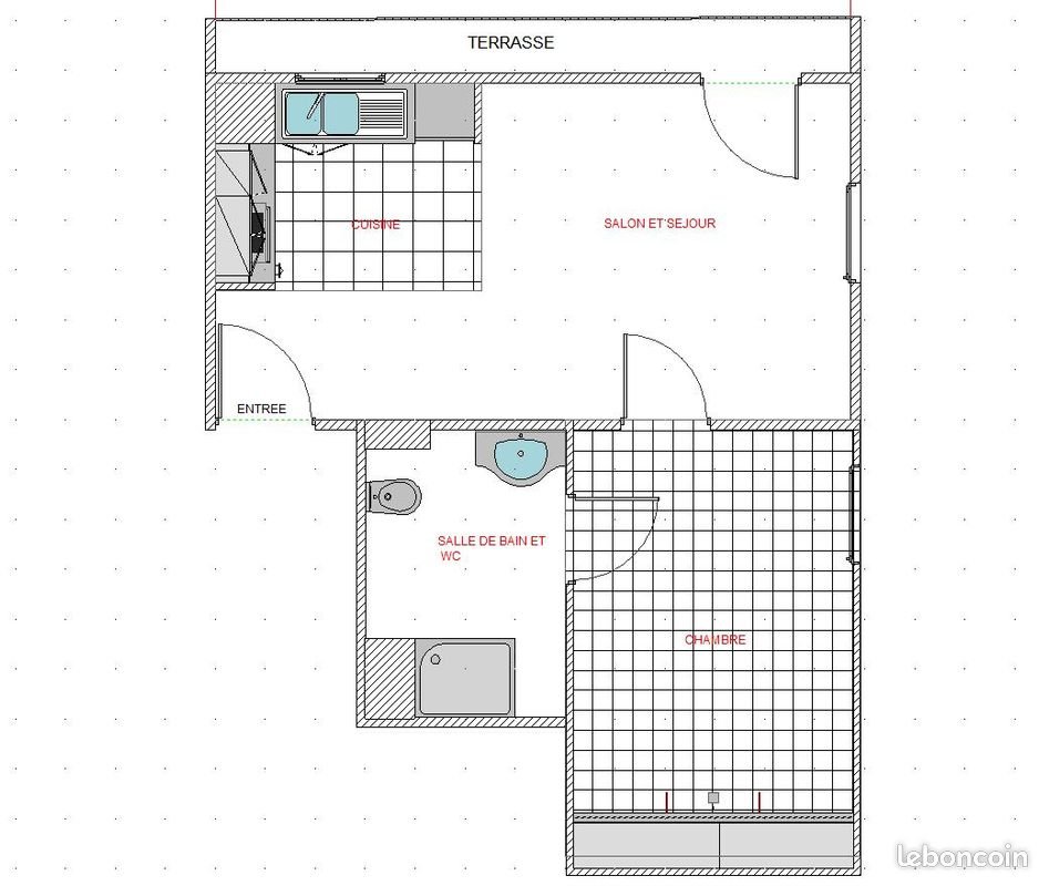 Appartement à louer, 39m², Ivry-sur-Seine