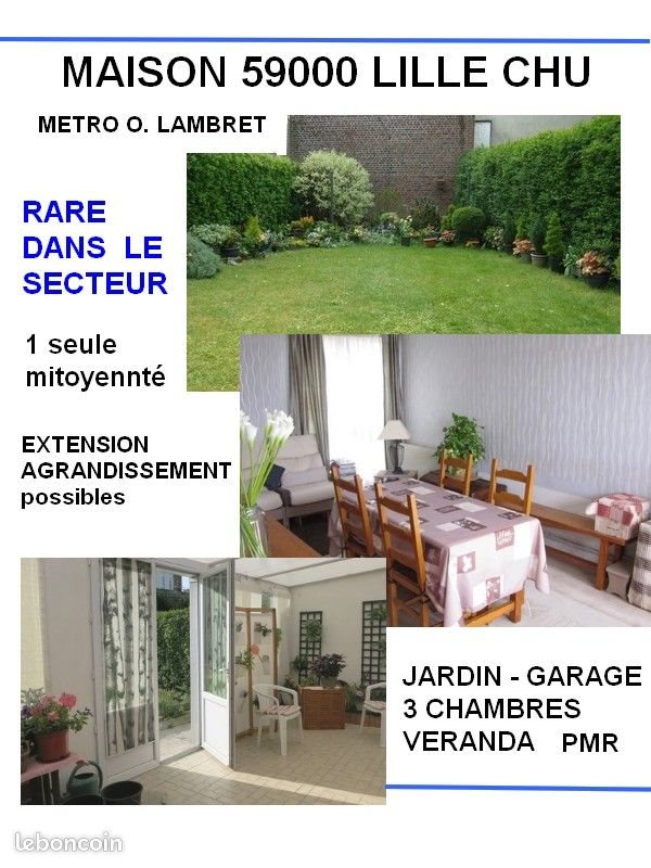 Maison à vendre, 102m², Lille