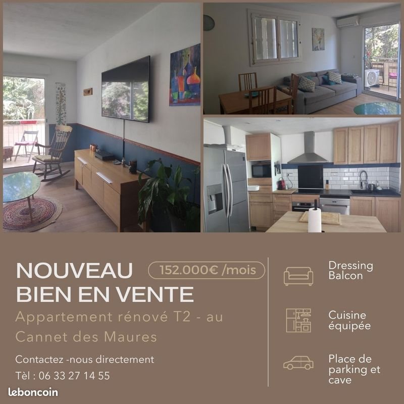 Appartement à vendre, 60m², Le Cannet-des-Maures