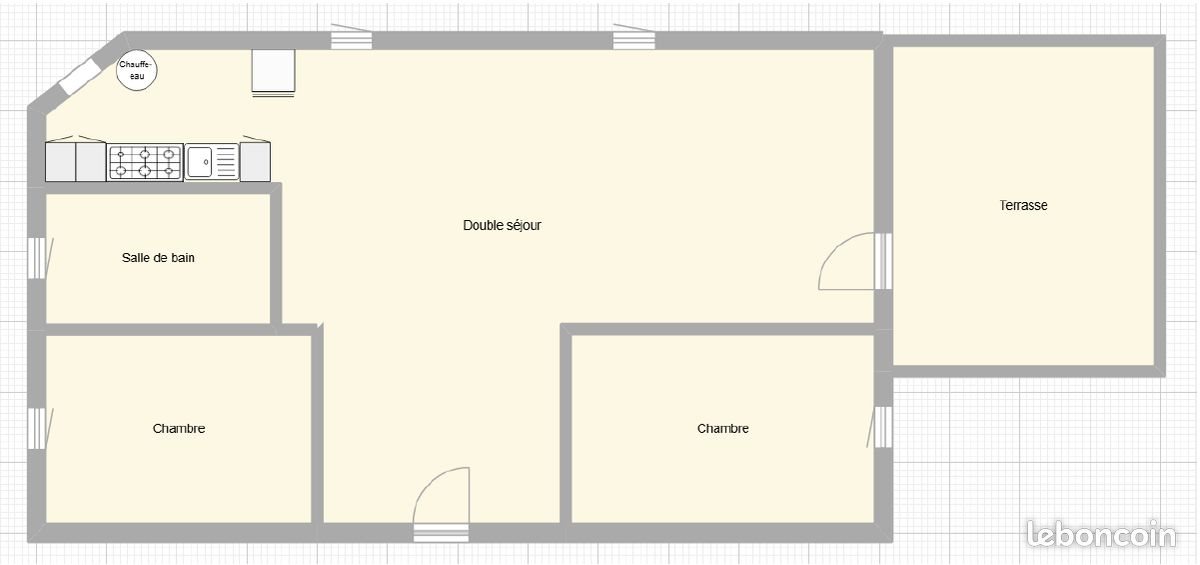 Appartement à louer, 76m², Crusnes