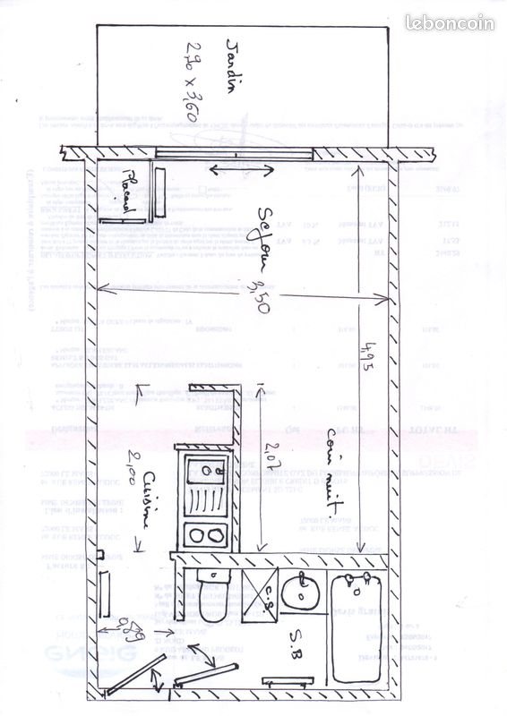 Appartement à louer, 22m², Toulouse