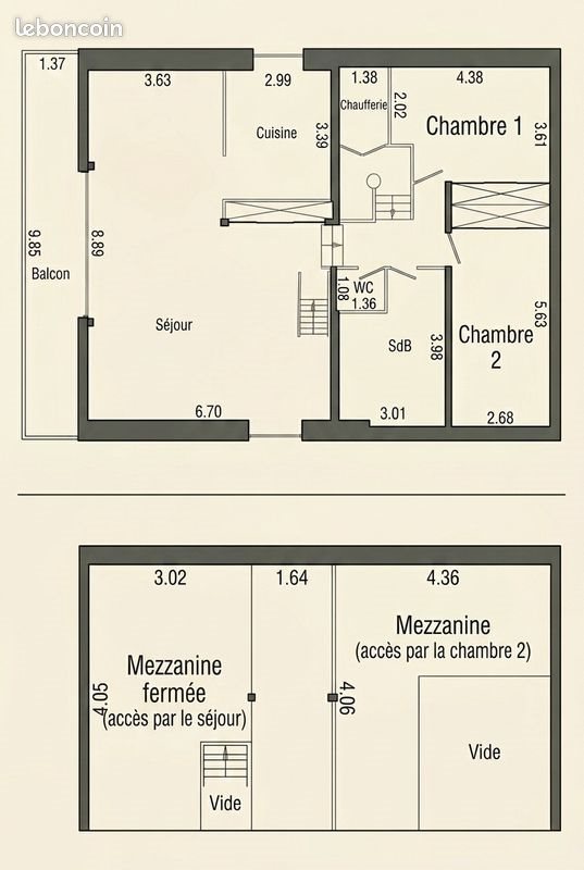 Appartement à vendre, 89m², Neuvecelle