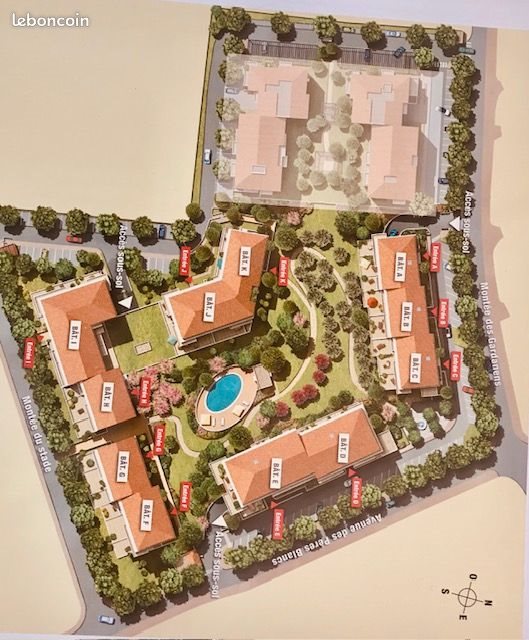Appartement à louer, 50m², Plan-de-Cuques