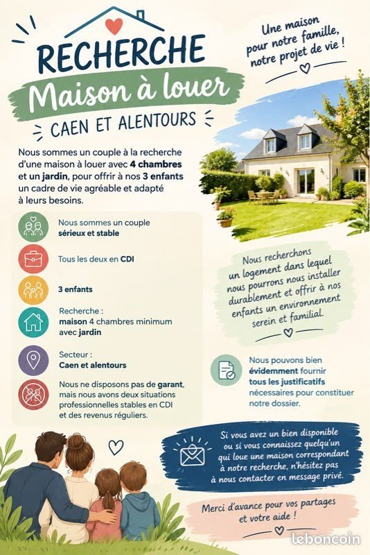 Maison à louer, 100m², Hérouville-Saint-Clair