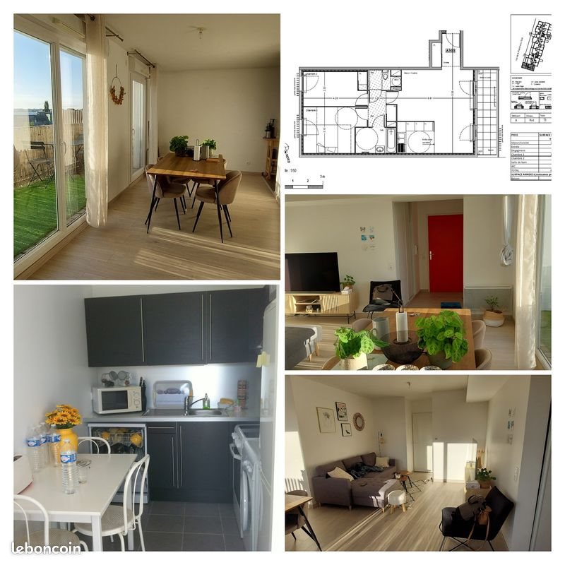 Appartement à louer, 65m², Nantes