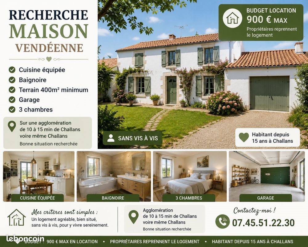 Maison à louer, 110m², La Garnache