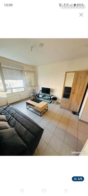 Appartement à louer, 24m², Décines-Charpieu