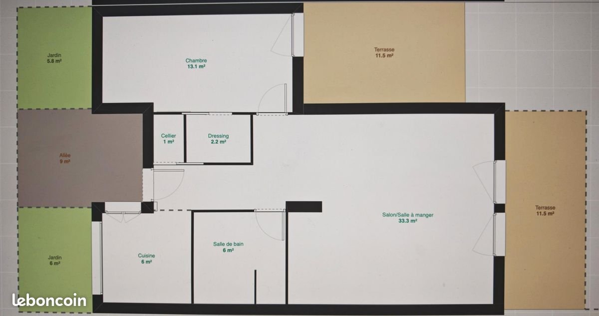 Appartement à vendre, 62m², Vémars
