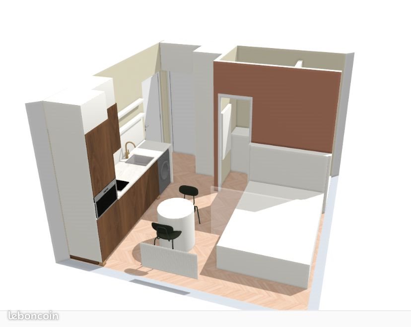Appartement à louer, 18m², Vichy