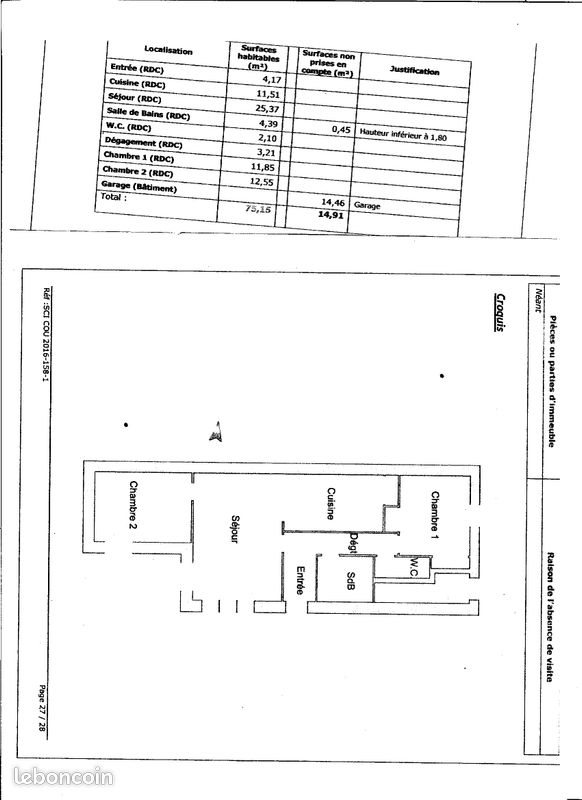 Maison à louer, 75m², Montech