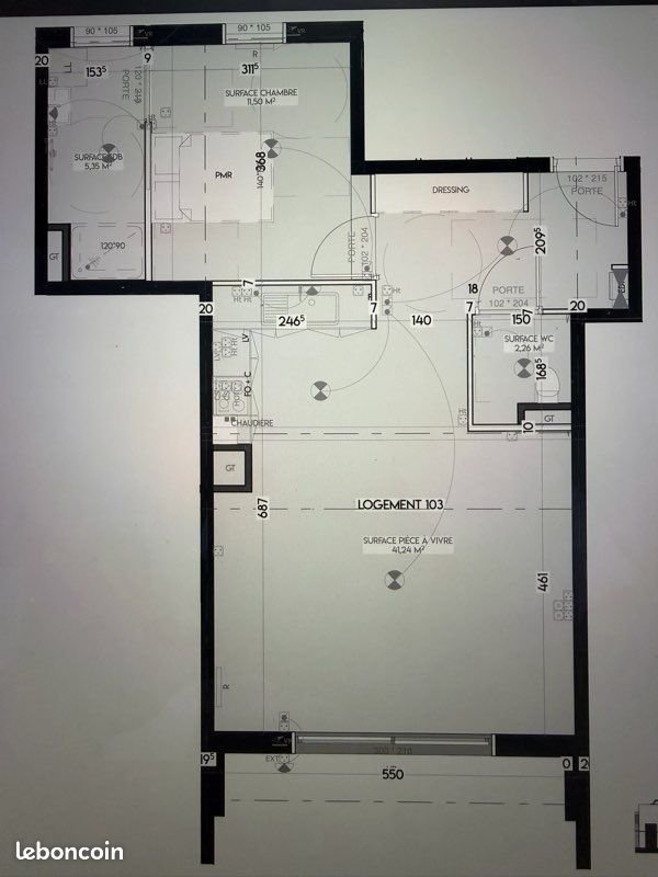 Appartement à louer, 60m², Ugine