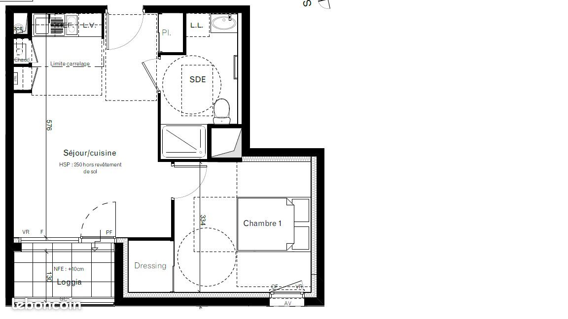 Appartement à louer, 42m², Betton