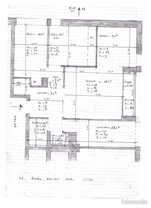 Appartement à louer, 73m², Cherbourg-Octeville