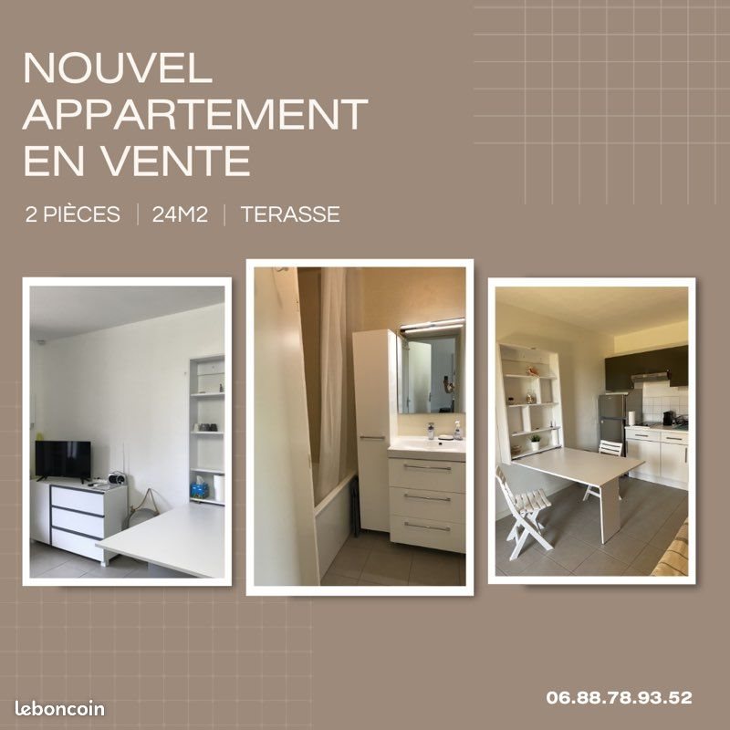 Appartement à vendre, 25m², Saint-Cyprien