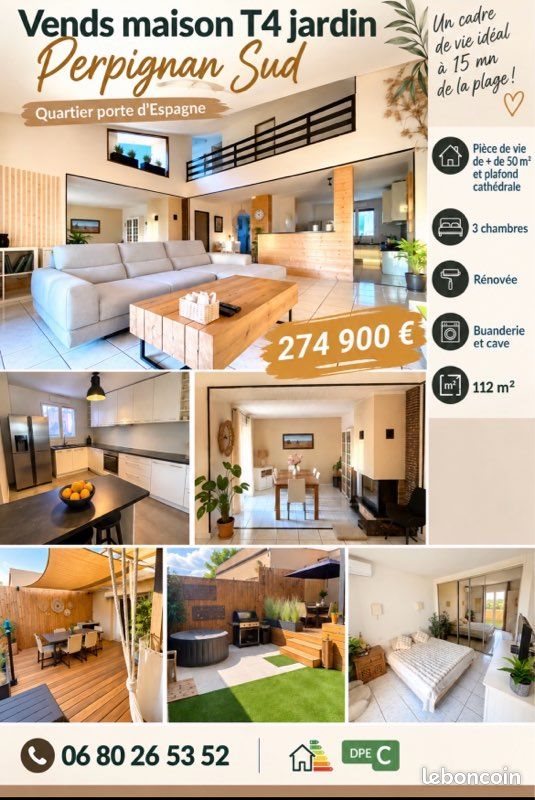 Maison à vendre, 112m², Perpignan