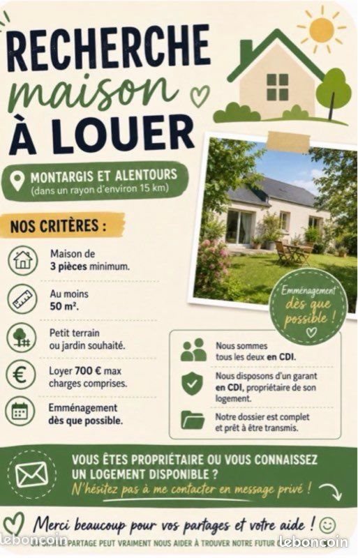 Maison à louer, 49m², Paris 14ème