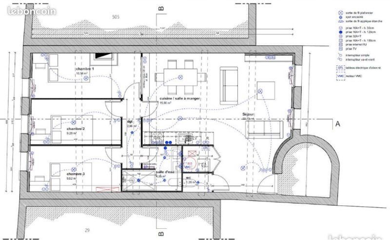Appartement à louer, 75m², La Rochelle
