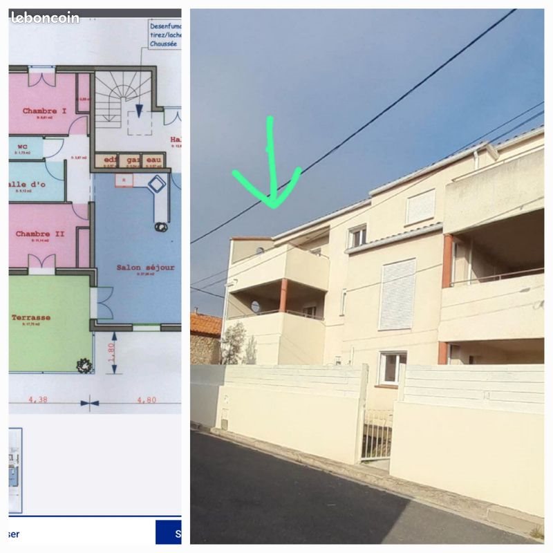 Appartement à louer, 66m², Ponteilla