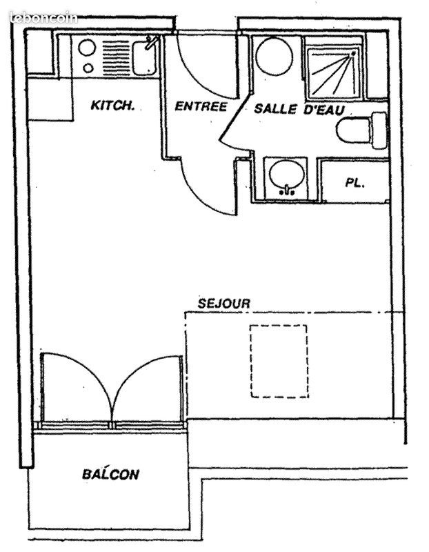 Appartement à louer, 28m², Nantes
