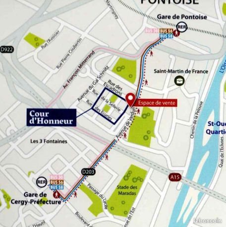 Appartement à louer, 43m², Pontoise