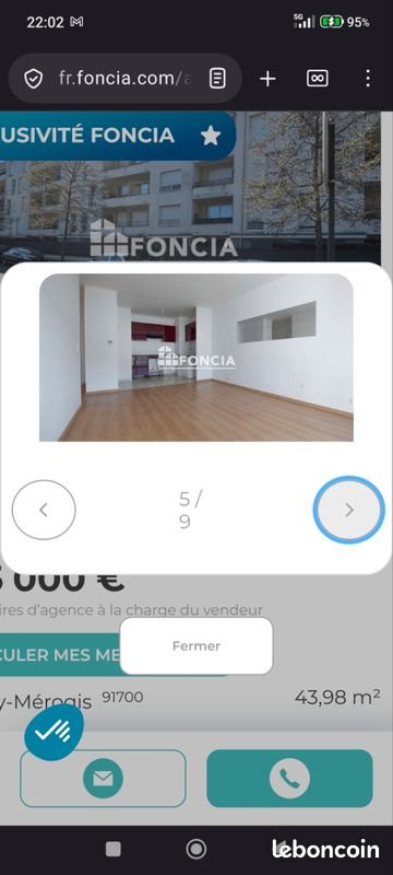 Appartement à vendre, 43m², Fleury-Mérogis