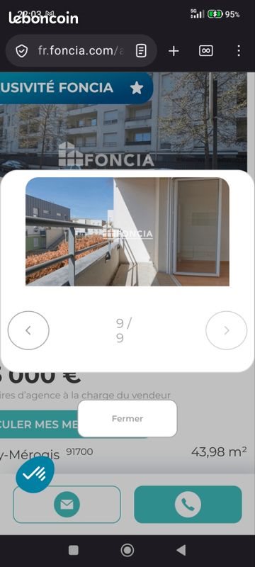 Appartement à vendre, 43m², Fleury-Mérogis