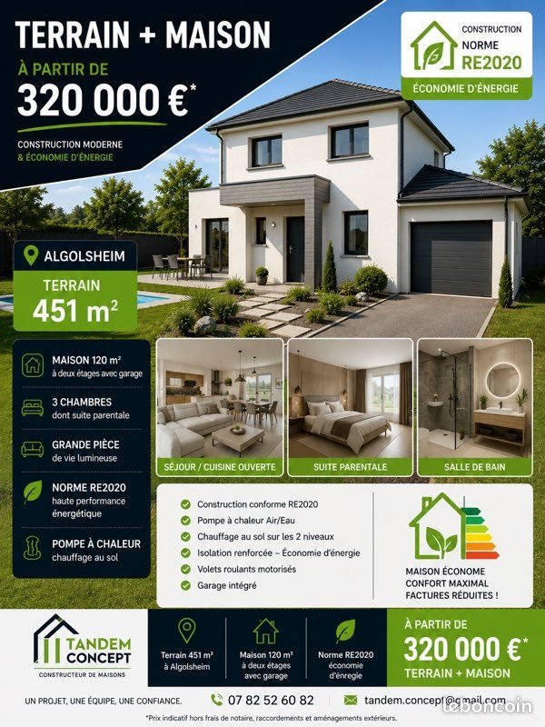 Maison à vendre, 120m², Algolsheim
