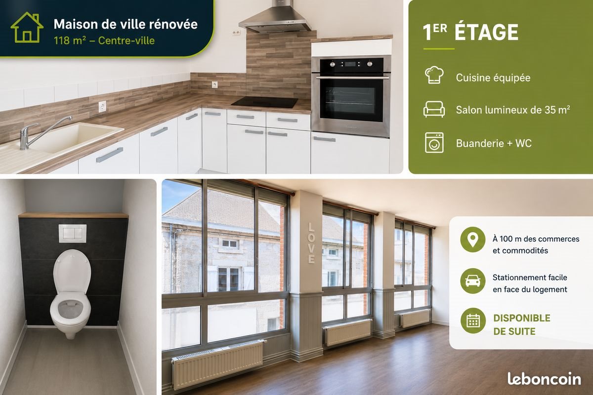 Maison à louer, 118m², La Chapelle-Saint-Laurent
