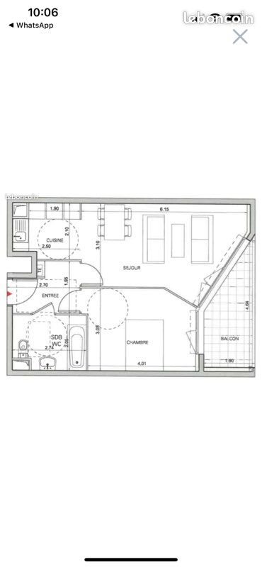Appartement à vendre, 46m², Montpellier