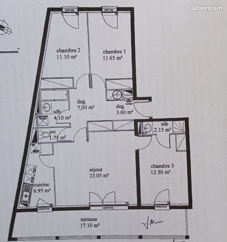 Appartement à vendre, 84m², Audenge