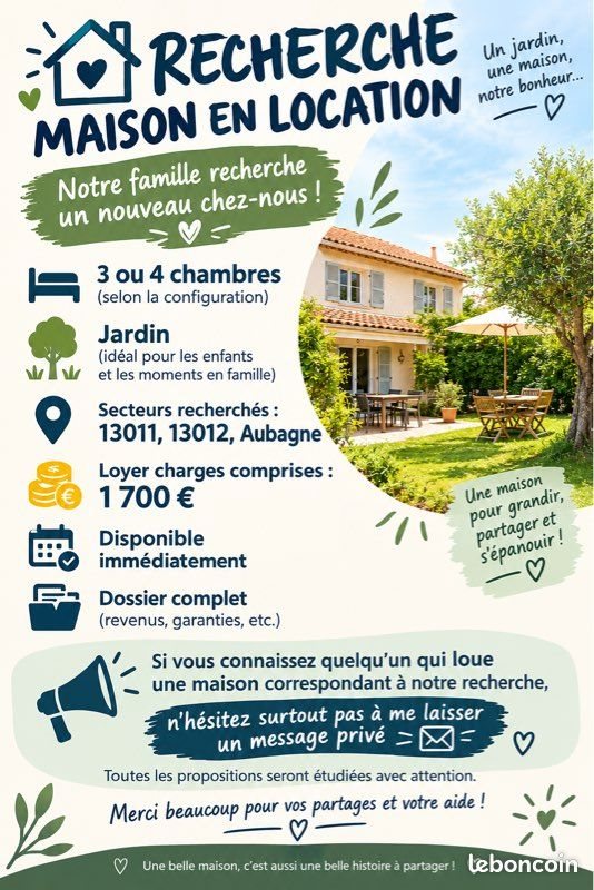 Maison à louer, 120m², Marseille 11ème