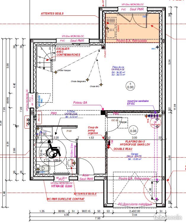 Maison à louer, 90m², Martinvast
