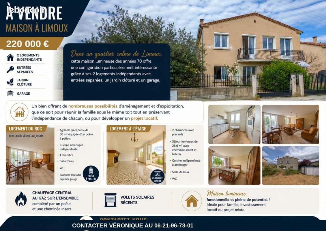 Maison à vendre, 130m², Limoux