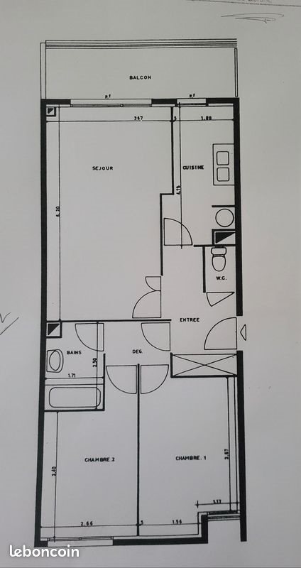 Appartement à vendre, 64m², Choisy-le-Roi