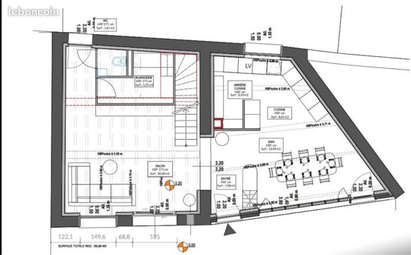 Maison à vendre, 110m², Saint-Julien-sur-Bibost