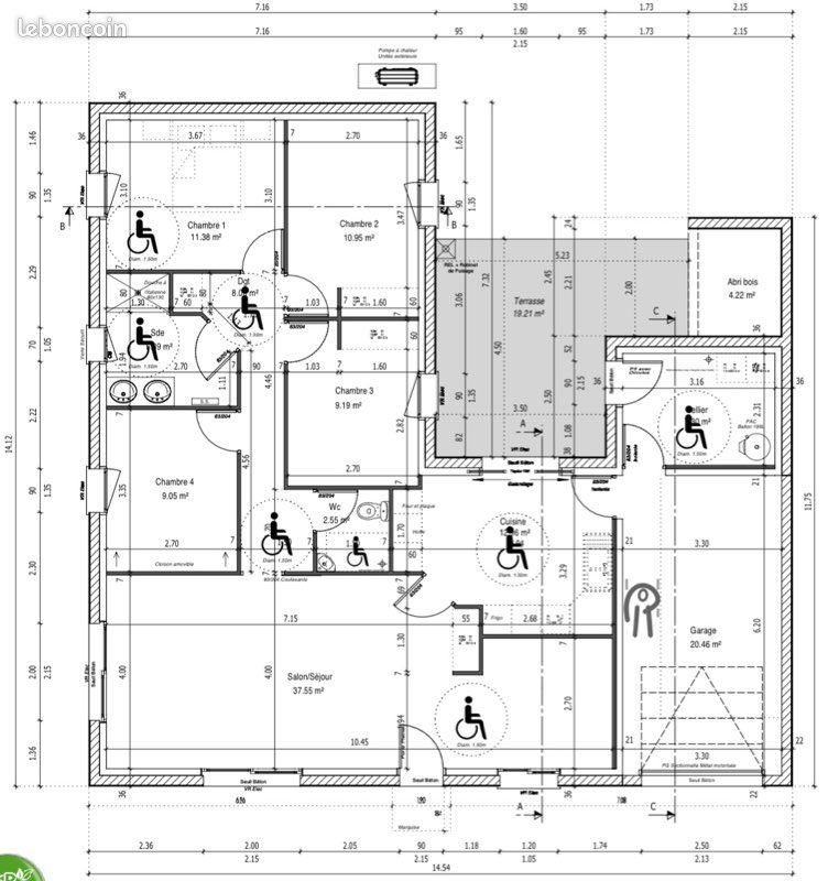 Maison à louer, 115m², La Roche-sur-Yon