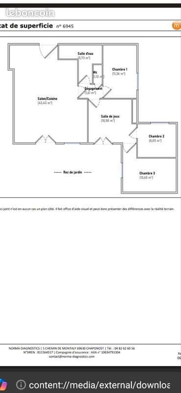 Maison à vendre, 93m², Saint-Laurent-d'Agny